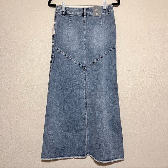 Wash Lab Selma Pieced Denim Maxi Skirt - Picture 3 of 6
